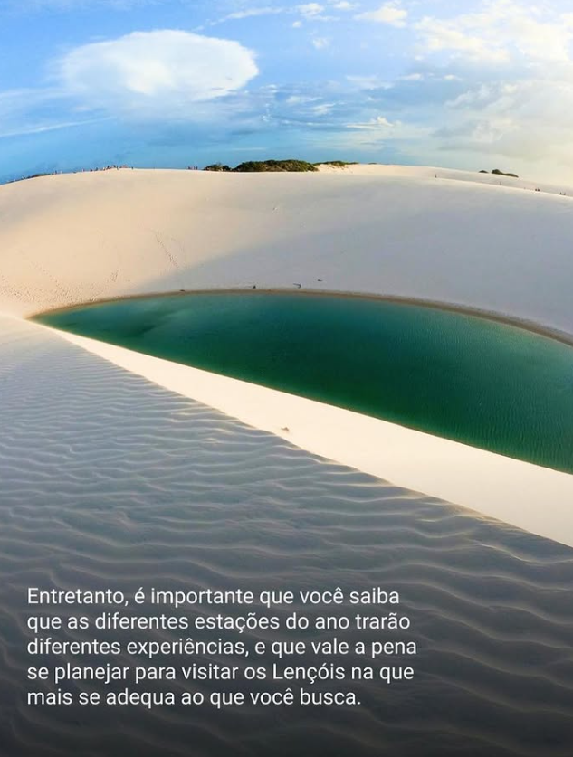 Cada estação, uma experiência única.